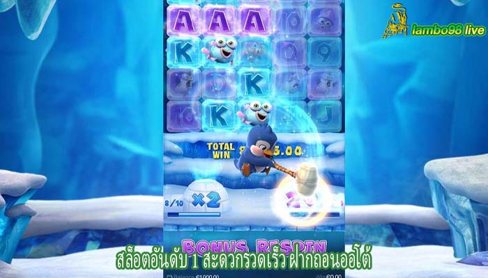 สล็อตอันดับ 1 สะดวกรวดเร็ว ฝากถอนออโต้